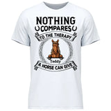 Horse Therapy - Customizable T-Shirt