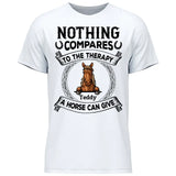 Horse Therapy - Customizable T-Shirt
