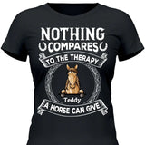 Horse Therapy - Customizable T-Shirt
