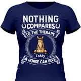 Horse Therapy - Customizable T-Shirt