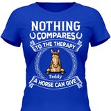 Horse Therapy - Customizable T-Shirt