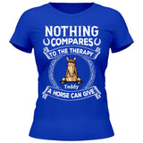 Horse Therapy - Customizable T-Shirt