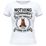 Horse Therapy - Customizable T-Shirt