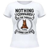 Horse Therapy - Customizable T-Shirt