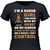 I’m a horse girl - Customizable T-Shirt