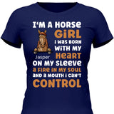 I’m a horse girl - Customizable T-Shirt