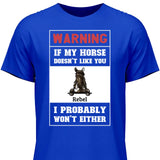 Warning - Customizable T-Shirt