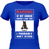 Warning - Customizable T-Shirt