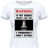 Warning - Customizable T-Shirt