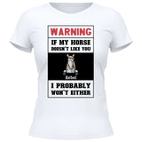 Warning - Customizable T-Shirt