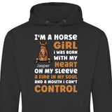 I’m a horse girl - Customizable Hoodie