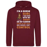 I’m a horse girl - Customizable Hoodie