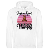 Just a girl who loves horses - Customizable Hoodie