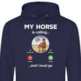 My Horse Is Calling Photo Upload - Customizable Hoodie