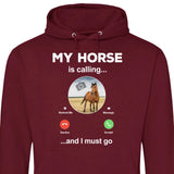 My Horse Is Calling Photo Upload - Customizable Hoodie