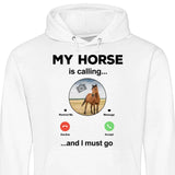 My Horse Is Calling Photo Upload - Customizable Hoodie