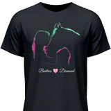 I Love My Horse - Customizable T-Shirt