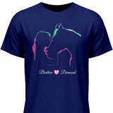 I Love My Horse - Customizable T-Shirt
