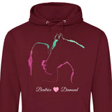 I Love My Horse - Customizable Hoodie