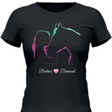 I Love My Horse - Customizable T-Shirt
