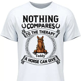 Horse Therapy - Customizable T-Shirt
