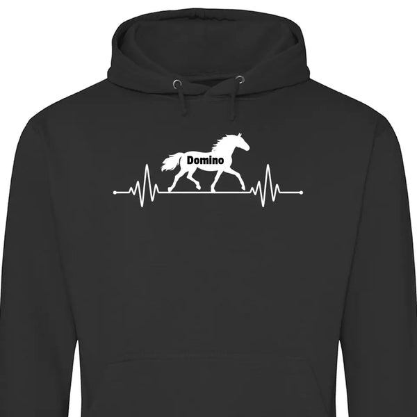 Heartbeat Name - Personalized Hoodie