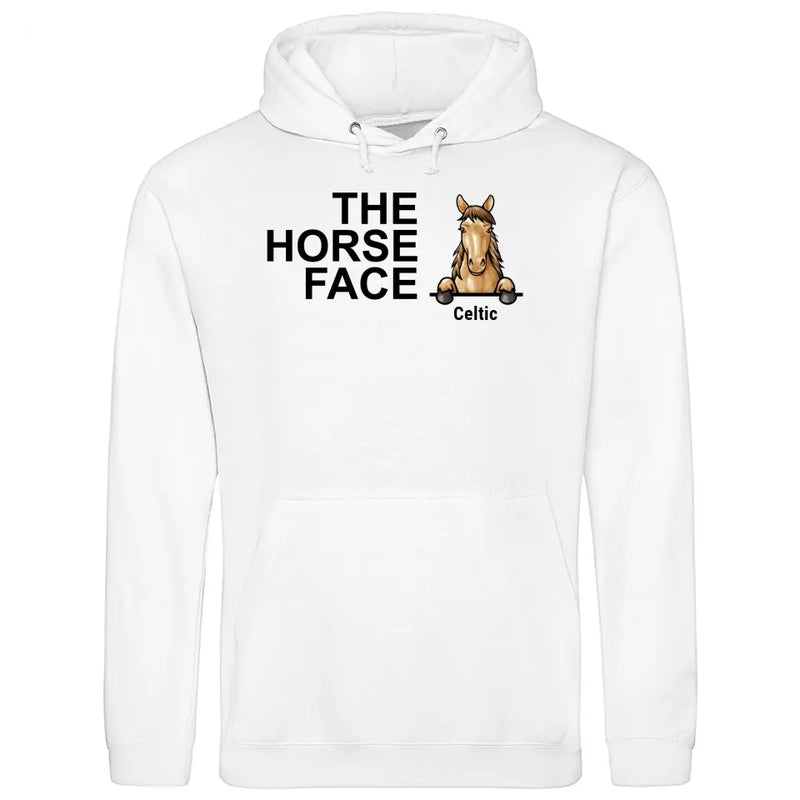 The Horse Face - Personalized Hoodie