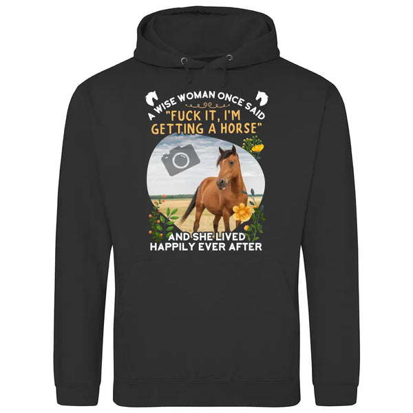 A wise Woman Photo Upload - Personalized Hoodie