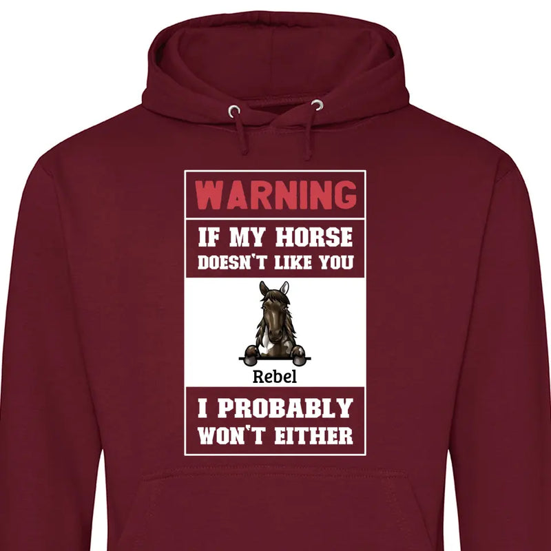 Warning - Personalized Hoodie