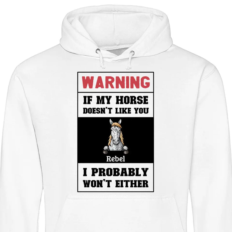 Warning - Personalized Hoodie