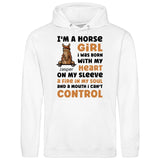 I’m a horse girl - Personalized Hoodie