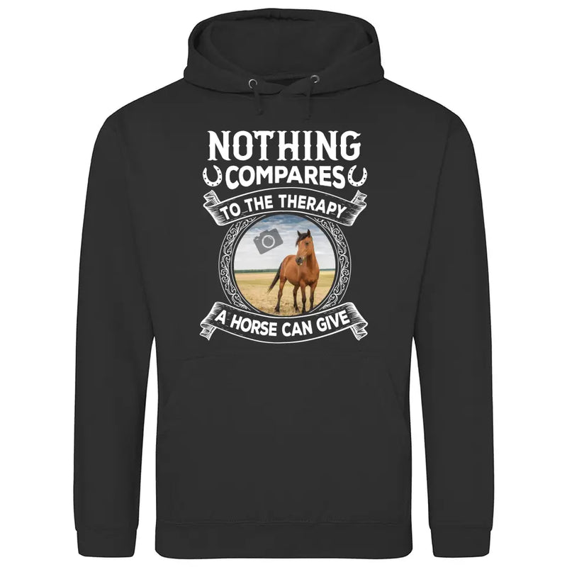 Horse Therapy Photo Upload - Personalized Hoodie