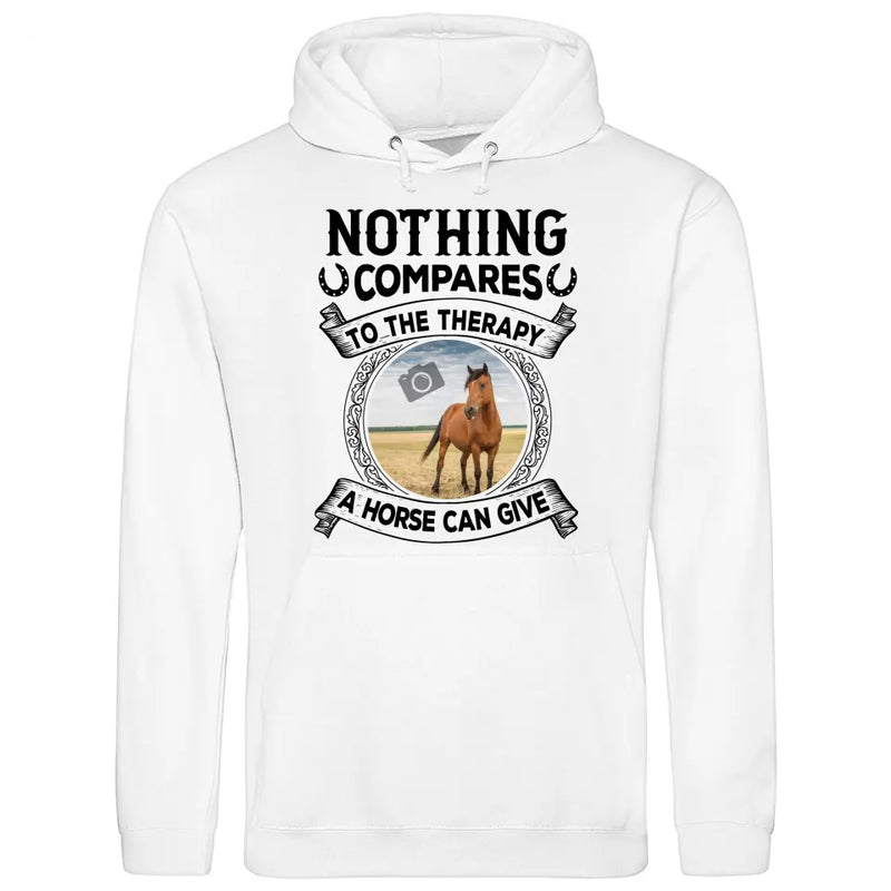Horse Therapy Photo Upload - Personalized Hoodie