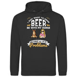 I just want to drink beer - Personalized Hoodie