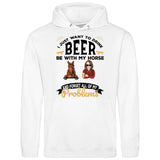 I just want to drink beer - Customizable Hoodie