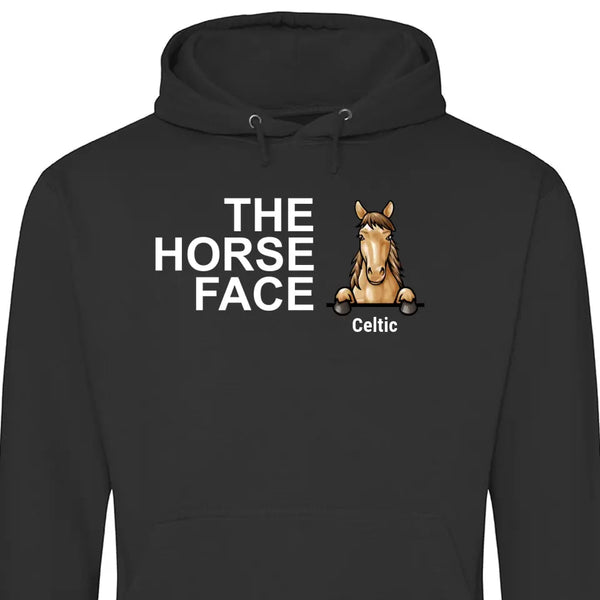 The Horse Face - Personalized Hoodie