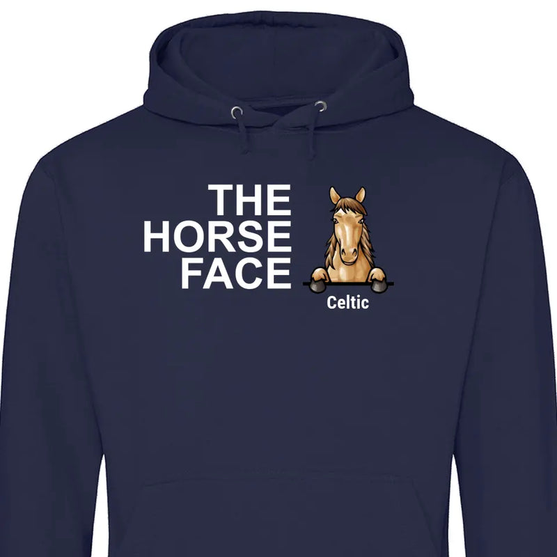 The Horse Face - Personalized Hoodie