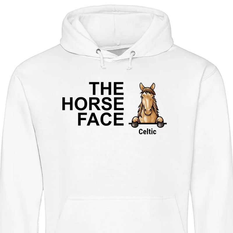 The Horse Face - Customizable Hoodie