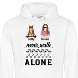 Never Walk Alone - Personalized Hoodie