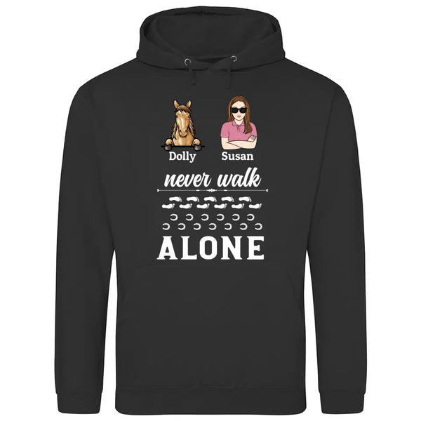 Never Walk Alone - Personalized Hoodie