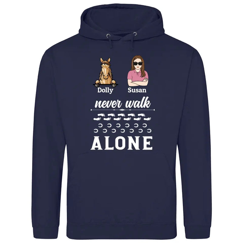 Never Walk Alone - Personalized Hoodie