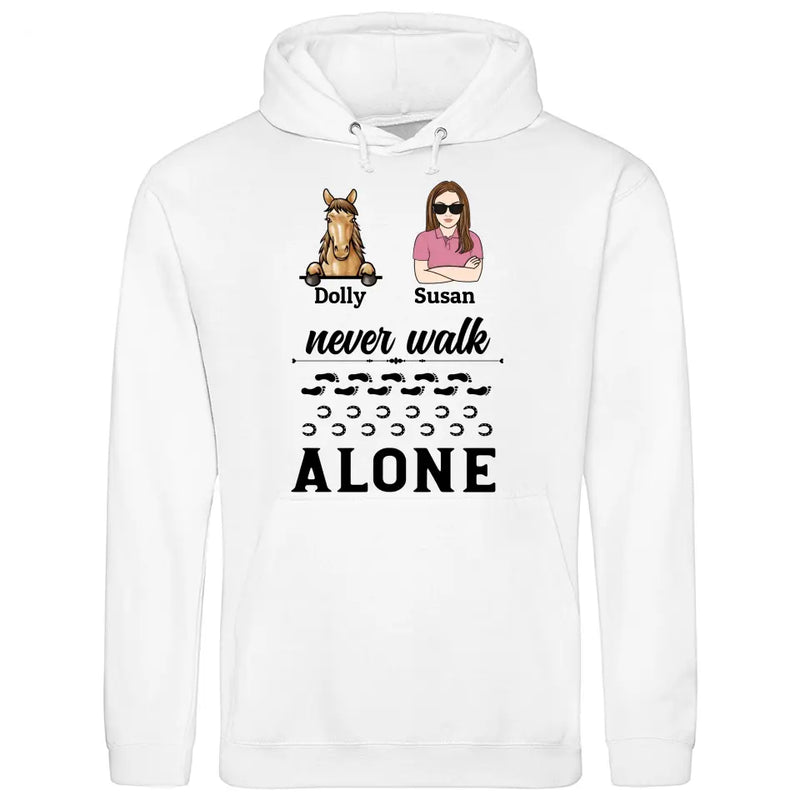 Never Walk Alone - Personalized Hoodie