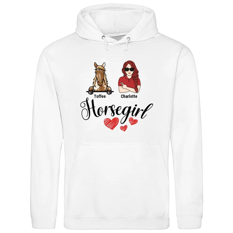 Horse Girl - Personalized Hoodie