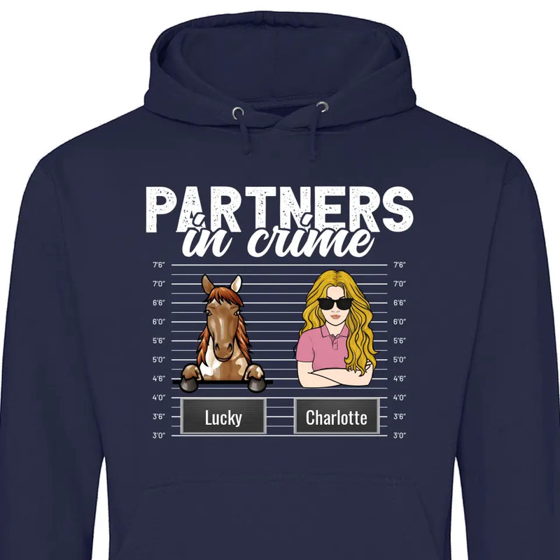Partners In Crime - Personalized Hoodie