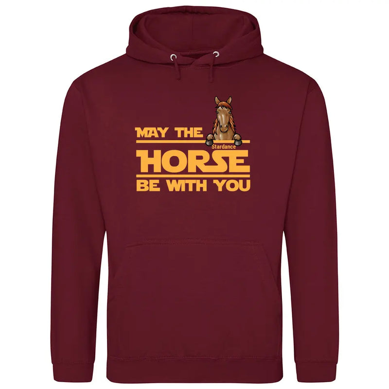 May the horse be with you - Personalized Hoodie