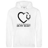 Hoofprints On My Heart - Personalized Hoodie