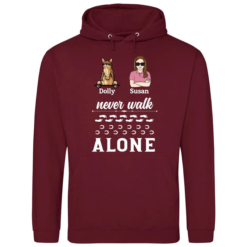 Never Walk Alone - Personalized Hoodie