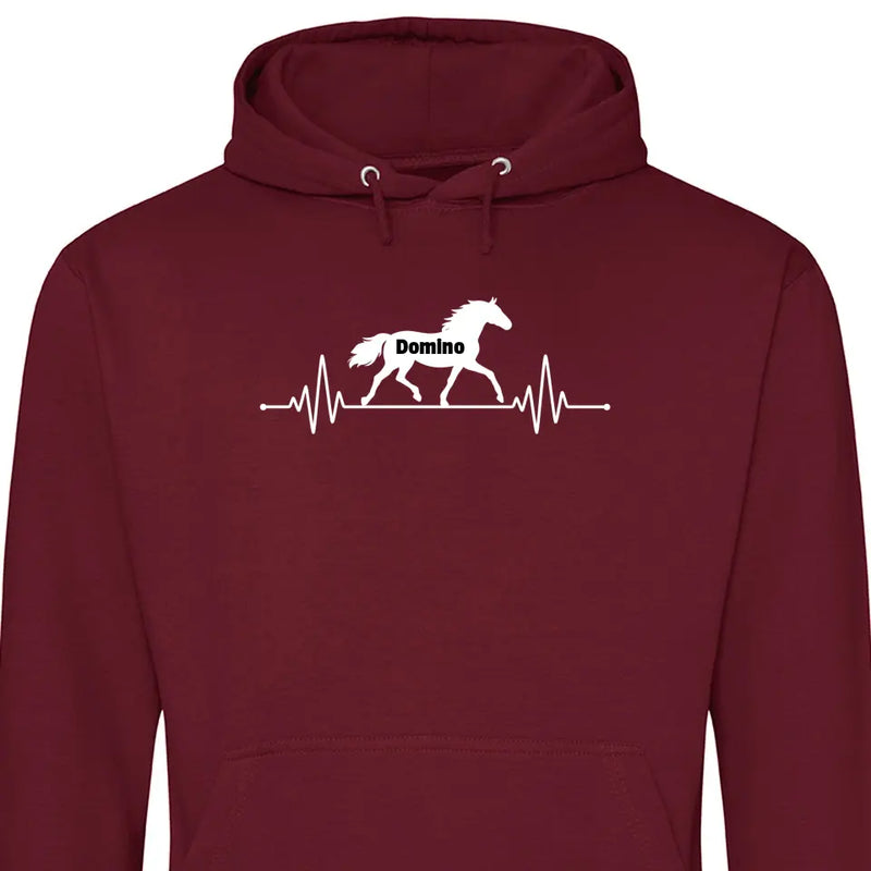 Heartbeat Name - Personalized Hoodie