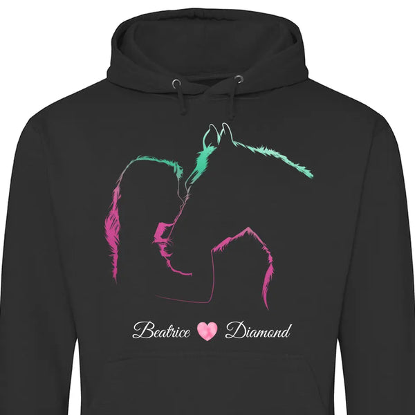 I Love My Horse - Personalized Hoodie