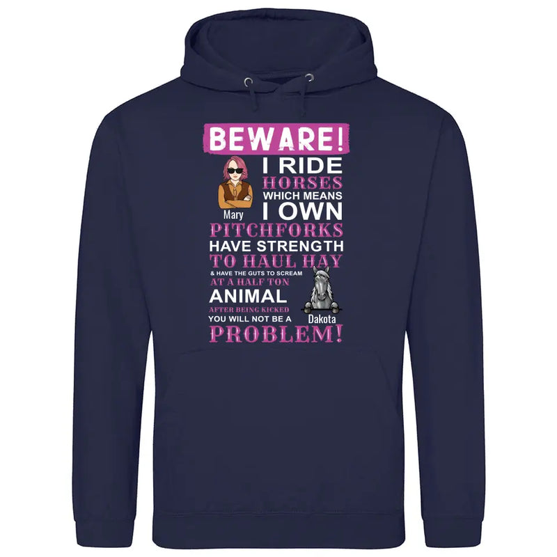 Beware - Personalized Hoodie